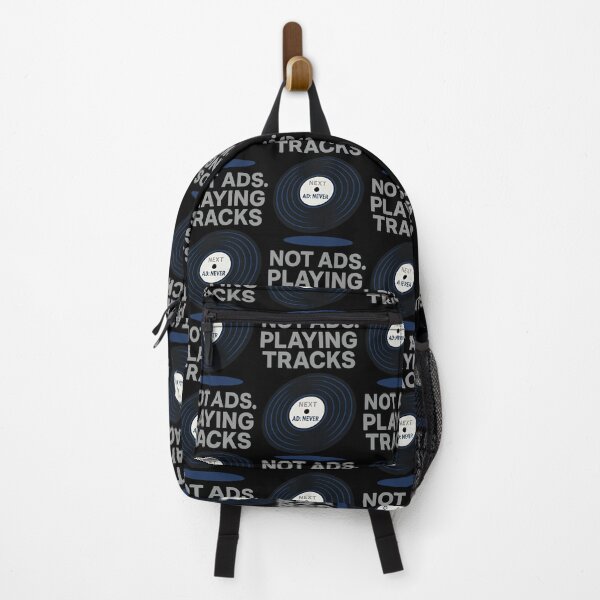 Item preview, Playing Tracks Not Ads Vinyl Record Design designed and sold by TeeTimeTreasure.