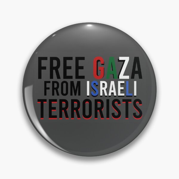 Item preview, Free Gaza from Israeli terrorists! designed and sold by MiaaaArts.