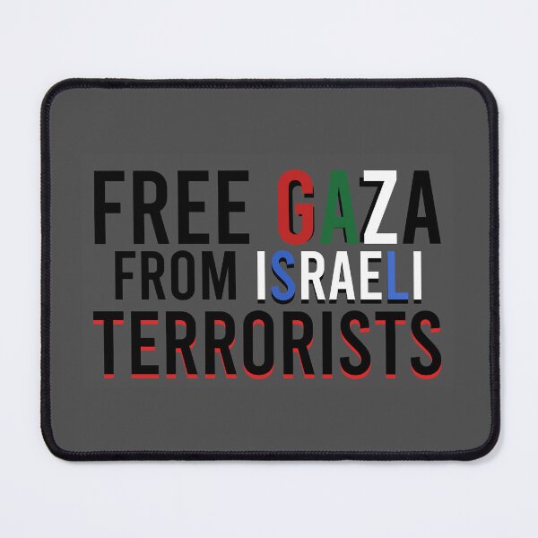 Item preview, Free Gaza from Israeli terrorists! designed and sold by MiaaaArts.