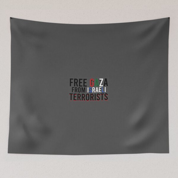 Item preview, Free Gaza from Israeli terrorists! designed and sold by MiaaaArts.