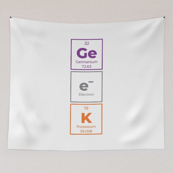 Item preview, Geek Periodic Table Outline Vertical Design – Minimalist Science Gift for Proud Geeks designed and sold by Rodney's Marketplace.