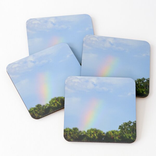 Item preview, Rainbow Above Lush Green Trees designed and sold by MercerImages.