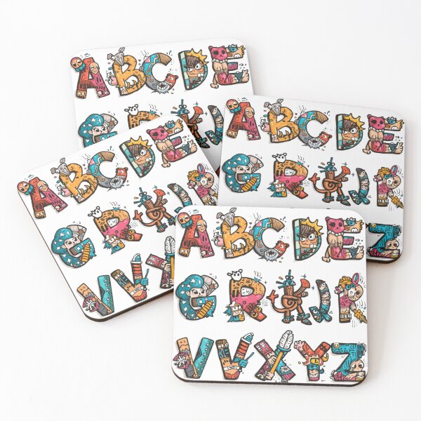Item preview, ABC del arte callejero colorido designed and sold by Ommash.