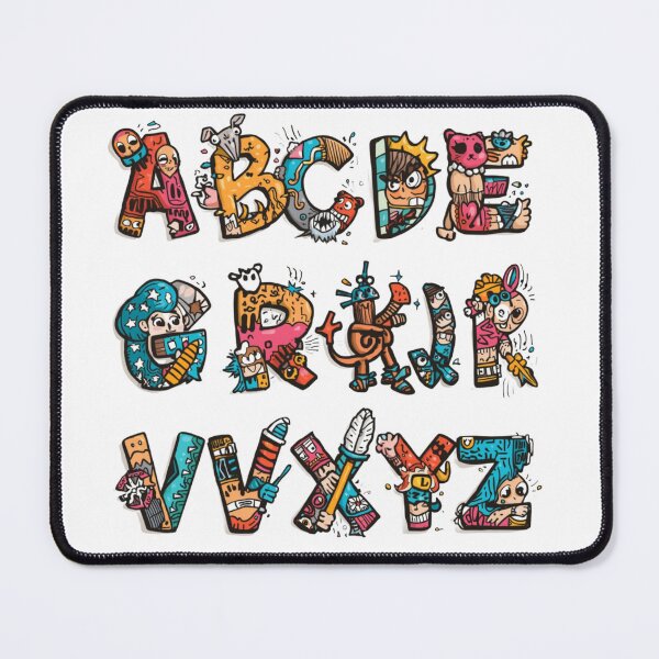 Artikelvorschau, Buntes Street-Art-ABC entworfen und verkauft von Ommash.