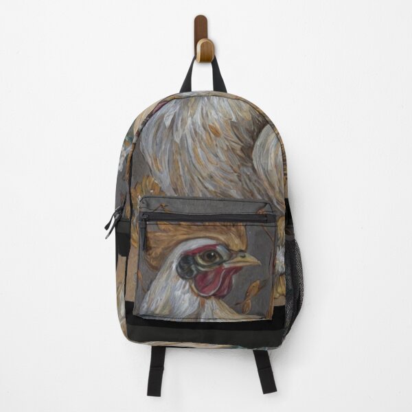 Item preview, Sienna Roosters w black trim  designed and sold by Laugh a Lot Folk Art.