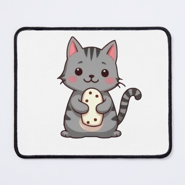 Item preview, Cute Kawaii Cat Holding Burrito designed and sold by PixeloraStudio.