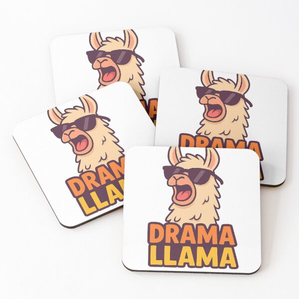 Item preview, Funny Llama Cartoon – “Drama Llama” Cute Animal Humor Gift designed and sold by jimnicklaus.