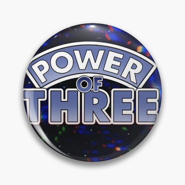 Item preview, The Power Of Three Podcast Logo designed and sold by SteevieStuff.