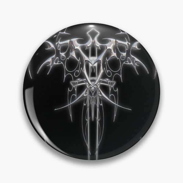 Item preview, Chrome Cybersigilism Gothic Dark Fantasy Sword designed and sold by Spooks Looks.