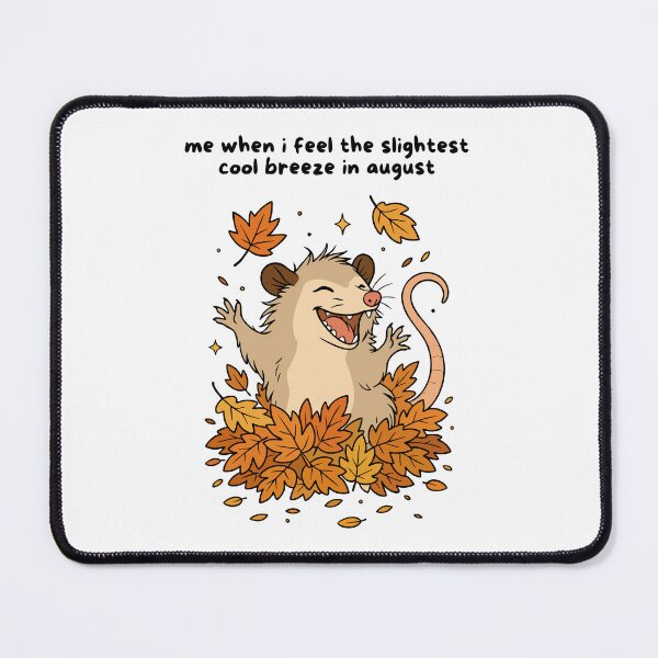 Item preview, Autumn Opossum Autumn Breeze Meme Sticker designed and sold by MadeByMMS.