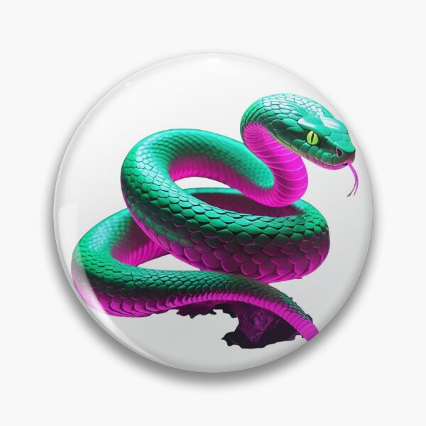 Item preview, Neon Snake – Vibrant Colorful Serpent Art designed and sold by NeonBeast Studio.