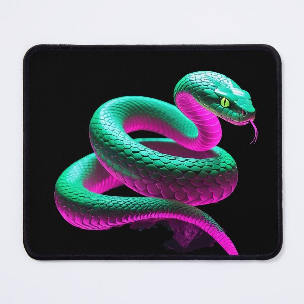 Item preview, Neon Snake – Vibrant Colorful Serpent Art designed and sold by NeonBeast Studio.