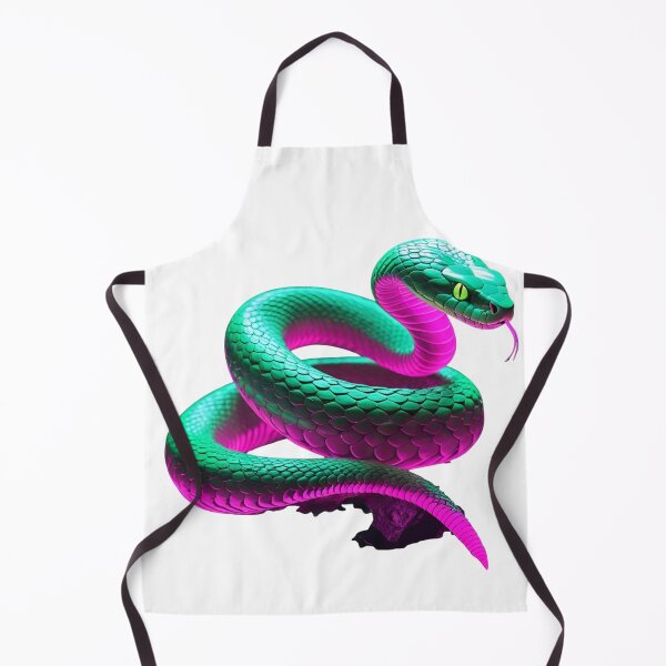 Item preview, Neon Snake – Vibrant Colorful Serpent Art designed and sold by NeonBeast Studio.