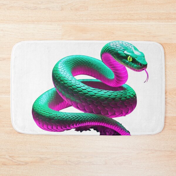Item preview, Neon Snake – Vibrant Colorful Serpent Art designed and sold by NeonBeast Studio.