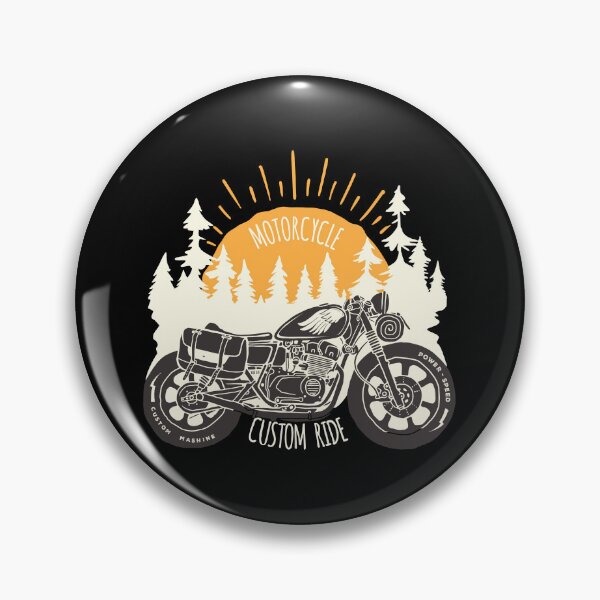 Item preview, vintage motorcycle and sun designed and sold by Joncasmiart.