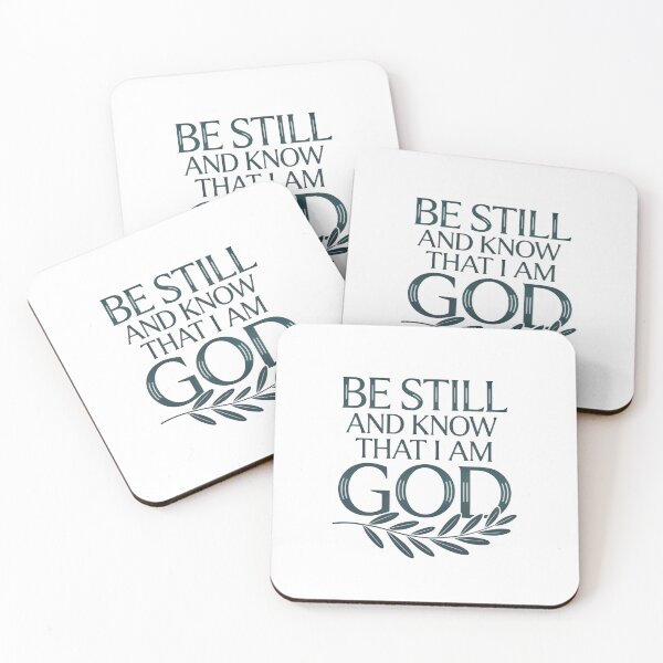 Item preview, Be Still and Know That I Am God Bible Verse designed and sold by Zanigold.