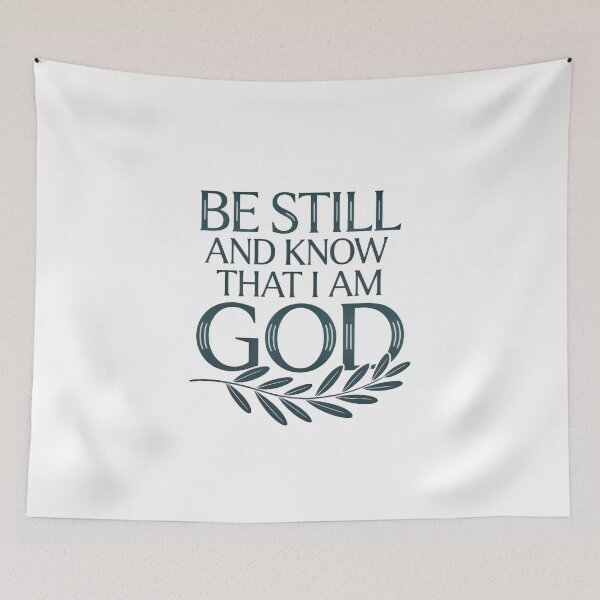 Item preview, Be Still and Know That I Am God Bible Verse designed and sold by Zanigold.