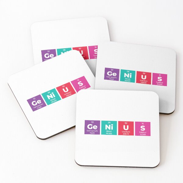 Item preview, Genius Periodic Table Horizontal Design – Funny Science Gift for Students & Teachers designed and sold by Rodney's Marketplace.