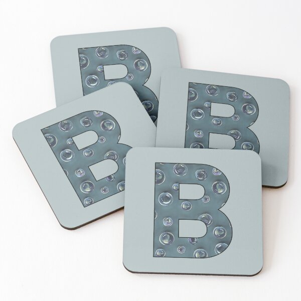 Item preview, Letter B, Decorated Initial, Bubbles, Soap Bubble Art designed and sold by JoyfulWhimsy.