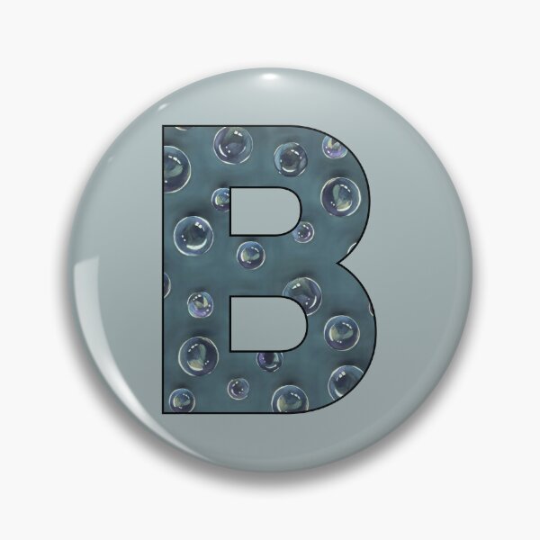 Item preview, Letter B, Decorated Initial, Bubbles, Soap Bubble Art designed and sold by JoyfulWhimsy.