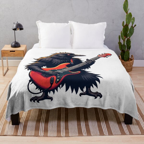 Item preview, Rock raven with guitar – cool music design designed and sold by Hans-Design.