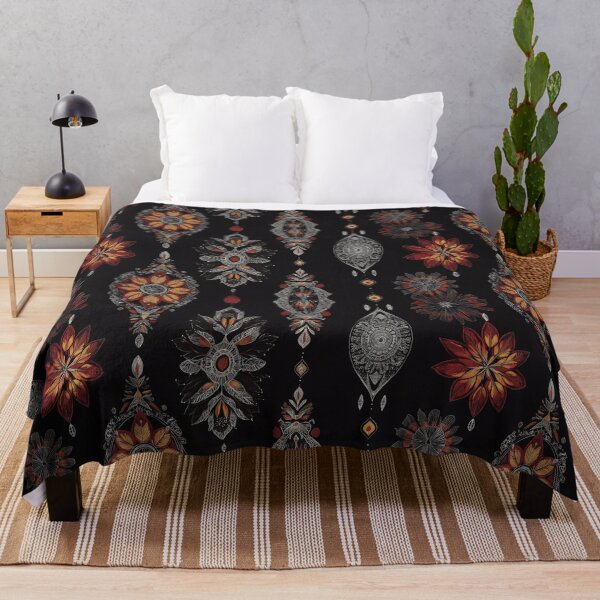 Item preview, Leafy Autumnal Mandala Flower Pattern designed and sold by LabMandala.