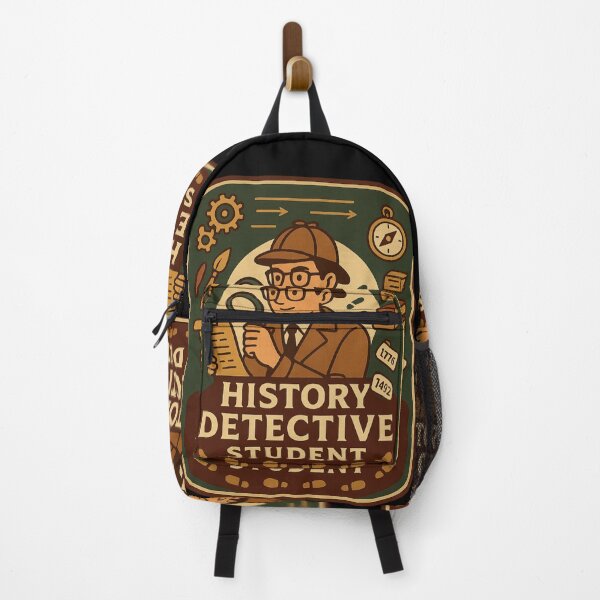 Item preview, History Detective Student Badge | Historical Investigation Sticker | Social Studies Gift designed and sold by Feline Rockstars.