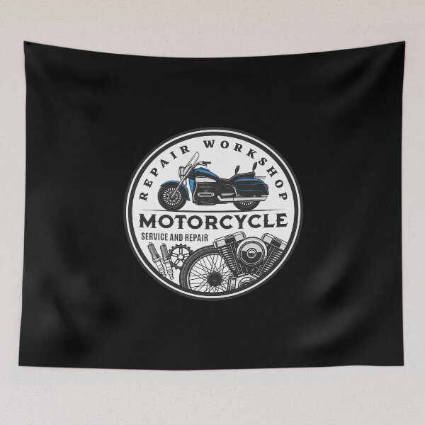 Item preview, Vintage motorcycle service and repair designed and sold by Joncasmiart.