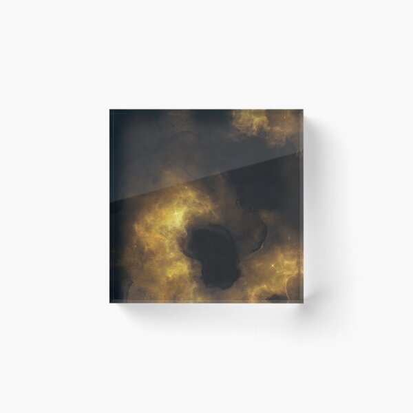 Item preview, Black and Gold Nebula designed and sold by ArtByElandria.