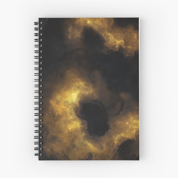 Item preview, Black and Gold Nebula designed and sold by ArtByElandria.