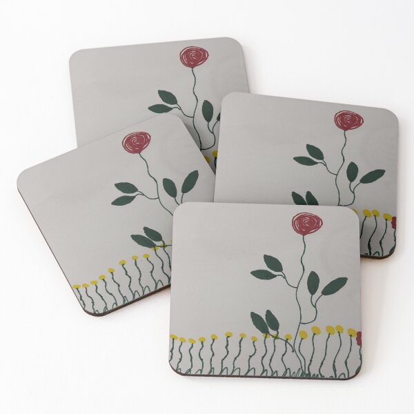 Item preview, RED FLOWER IN THE GARDEN designed and sold by Lola Blue.