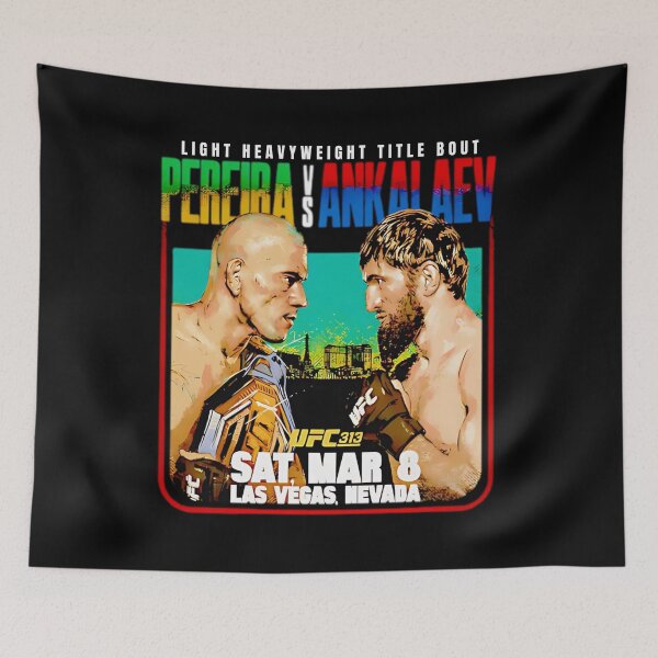 Item preview, Alex Pereira Vs Magomed Ankalaev UFC 313 designed and sold by JeyVel.