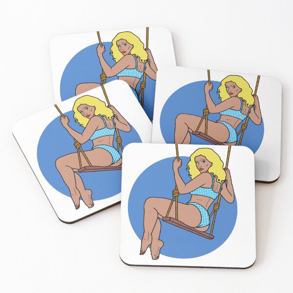 Item preview, Blue Bikini Pinup designed and sold by SolefulStickers.