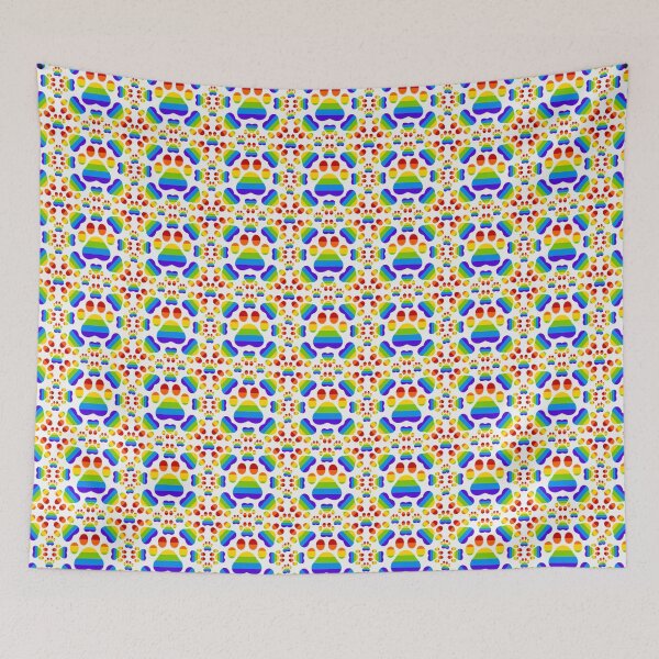 Item preview, Pride Paw Pattern designed and sold by Kitramina’s Shop.