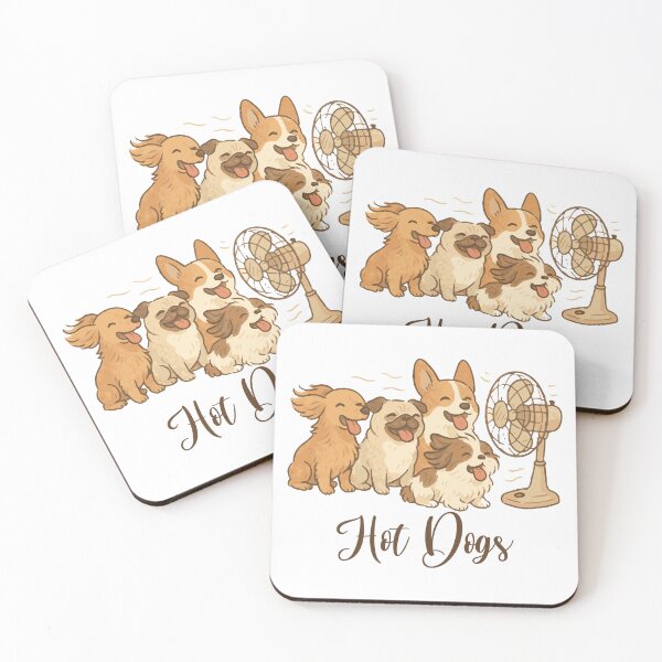 Item preview, Hot Dogs, cute Dogs designed and sold by Chris-DesignLab.
