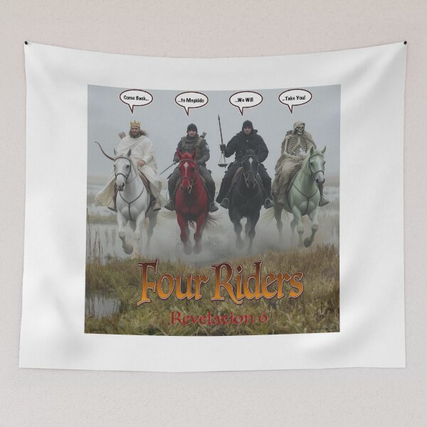 Item preview, The Four Riders Print designed and sold by Lichentroupe63.