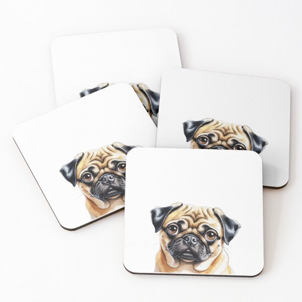 Item preview, Pug Life - Illustration designed and sold by ZeppyArt.