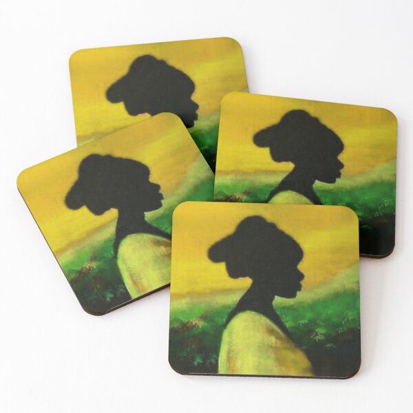 Item preview, Woman in profile, Sunset silhouette designed and sold by MaPerle.
