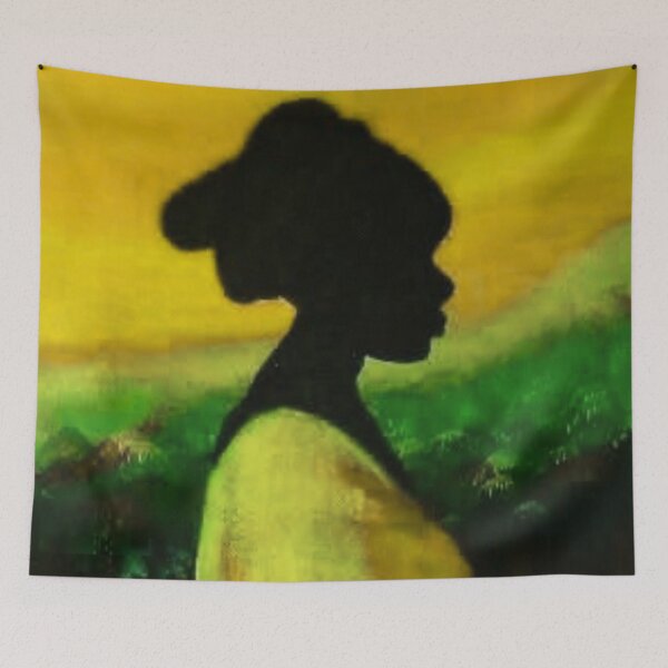 Item preview, Woman in profile, Sunset silhouette designed and sold by MaPerle.