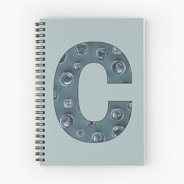 Item preview, Letter C, Decorated Initial, Bubbles, Soap Bubble Art designed and sold by JoyfulWhimsy.