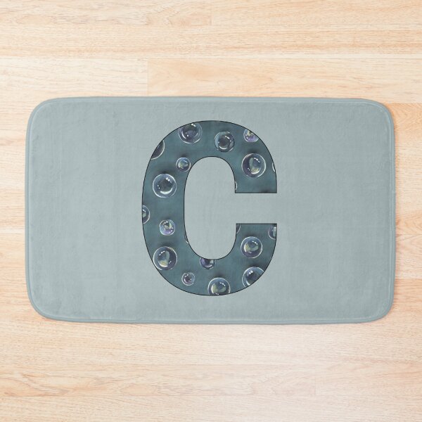 Item preview, Letter C, Decorated Initial, Bubbles, Soap Bubble Art designed and sold by JoyfulWhimsy.