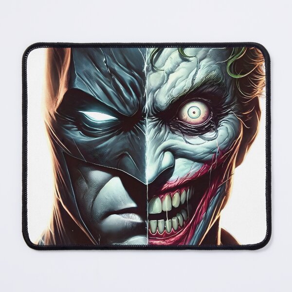 Item preview, Bad Joke Split Face Duality Art designed and sold by GeekArtUniverse.