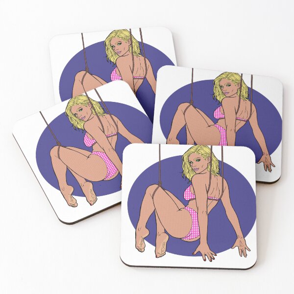 Item preview, Rope Swing Pinup designed and sold by SolefulStickers.