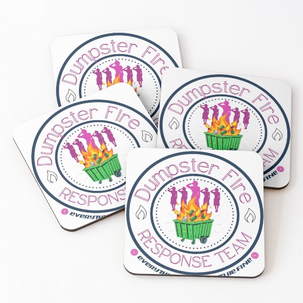 Item preview, Pink & Blue Women's, "Dumpster Fire Response Team" designed and sold by Holy Coast Threads (Formerly ChristianFlower).