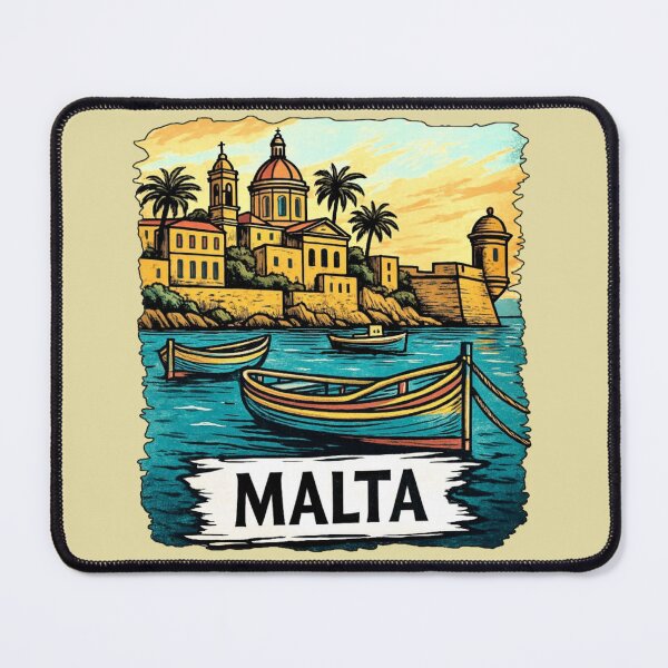 Item preview, Malta -- Historic Harbor designed and sold by Myra365Art.