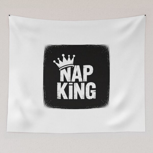 Item preview, Nap King Funny Crown Typography Design designed and sold by Enea Kelo.