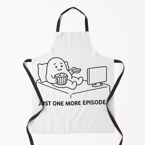 Item preview, Just One More Episode – Funny Cozy Minimalist Blob designed and sold by HolysticDesigns.