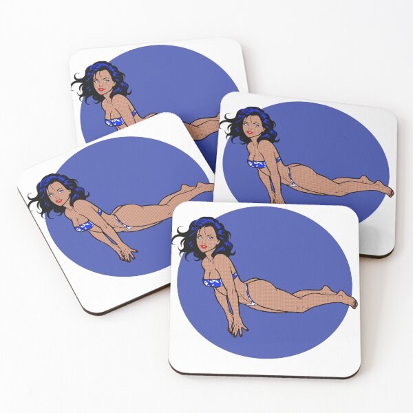 Item preview, Blue Bikini Pinup designed and sold by SolefulStickers.