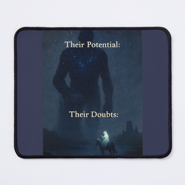 Item preview, Their Potential, Their Doubts – Cosmic Duality Print designed and sold by WhisperFrame.