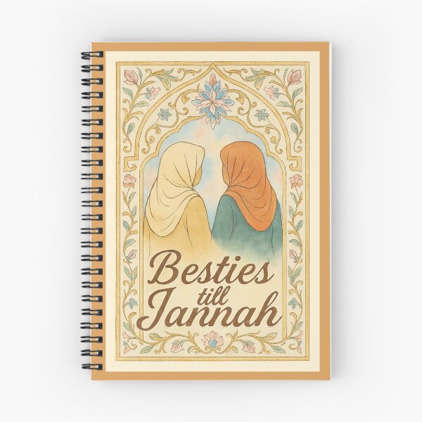 Item preview, Besties till Jannah ( floral )  – Islamic Friendship Art Design designed and sold by D-Islamic.